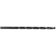 Interstate - 61/64" 118° 2-Flute High Speed Steel Extra Length Drill Bit - Exact Tooling