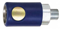 Prevost - 1/2 Male NPT ARO Pneumatic Hose Safety Coupler - Composite, 1/4" Body Diam - Exact Tooling