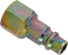 Prevost - 3/8 Female NPT Industrial Pneumatic Hose Connector - Zinc-Plated Nitrited Steel, 3/8" Body Diam - Exact Tooling