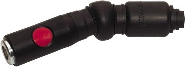 Prevost - 3/8 Swivel NPT Tru-Flate Automotive Pneumatic Hose Safety Coupler - Composite, 3/8" Body Diam - Exact Tooling