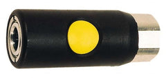 Prevost - 1/2 Female NPT ARO Pneumatic Hose Safety Coupler - Composite, 1/4" Body Diam - Exact Tooling