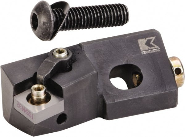 Kennametal - Series Kenloc, Right Hand, MSKN Toolholder Compatibility, SN.., TP.. Insert Compatibility, Indexable Turning Cartridge - Pin & Clamp Holding Method, 3.04mm Max Depth of Cut, 55mm OAL x 14mm OAW x 19.25mm OAH - Exact Tooling