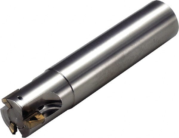 Kyocera - Indexable Square-Shoulder End Mills; Cutting Diameter (Decimal Inch): 1.5000 ; Cutting Diameter (Inch): 1.5 ; Shank Type: Cylindrical ; Shank Diameter (Inch): 1.2500 ; Overall Length/Projection (mm): 240.00 ; Lead Angle: 90 - Exact Tooling