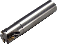 Kyocera - Indexable Square-Shoulder End Mills; Cutting Diameter (Decimal Inch): 1.5000 ; Cutting Diameter (Inch): 1.5 ; Shank Type: Cylindrical ; Shank Diameter (Inch): 1.2500 ; Overall Length/Projection (mm): 240.00 ; Lead Angle: 90 - Exact Tooling