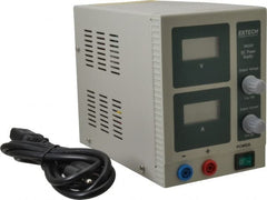 Extech - 54 Watt, 3 Amp, 18 VDC Output, Benchtop Power Supply - 1 Output, LCD Display - Exact Tooling
