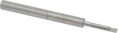 Scientific Cutting Tools - 0.075" Min Bore Diam, 3/8" Max Bore Depth, 1/8 Shank Diam, Radial Relief Boring Bar - Right Hand Cut, Solid Carbide, Uncoated - Exact Tooling