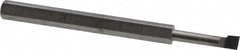 Scientific Cutting Tools - 0.09" Min Bore Diam, 3/8" Max Bore Depth, 1/8 Shank Diam, Radial Relief Boring Bar - Right Hand Cut, Solid Carbide, Uncoated - Exact Tooling