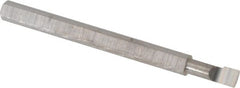 Scientific Cutting Tools - 0.105" Min Bore Diam, 1/4" Max Bore Depth, 1/8 Shank Diam, Radial Relief Boring Bar - Right Hand Cut, Solid Carbide, Uncoated - Exact Tooling