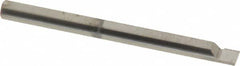 Scientific Cutting Tools - 0.12" Min Bore Diam, 1/4" Max Bore Depth, 1/8 Shank Diam, Radial Relief Boring Bar - Right Hand Cut, Solid Carbide, Uncoated - Exact Tooling