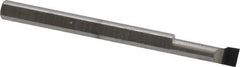 Scientific Cutting Tools - 0.12" Min Bore Diam, 3/8" Max Bore Depth, 1/8 Shank Diam, Radial Relief Boring Bar - Right Hand Cut, Solid Carbide, Uncoated - Exact Tooling