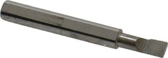 Scientific Cutting Tools - 0.155" Min Bore Diam, 3/8" Max Bore Depth, 3/16 Shank Diam, Radial Relief Boring Bar - Right Hand Cut, Solid Carbide, Uncoated - Exact Tooling