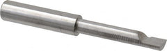 Scientific Cutting Tools - 0.155" Min Bore Diam, 3/4" Max Bore Depth, 3/16 Shank Diam, Radial Relief Boring Bar - Right Hand Cut, Solid Carbide, Uncoated - Exact Tooling