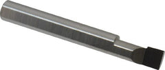 Scientific Cutting Tools - 0.185" Min Bore Diam, 3/8" Max Bore Depth, 3/16 Shank Diam, Radial Relief Boring Bar - Right Hand Cut, Solid Carbide, Uncoated - Exact Tooling