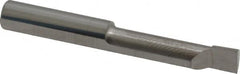 Scientific Cutting Tools - 0.185" Min Bore Diam, 3/4" Max Bore Depth, 3/16 Shank Diam, Radial Relief Boring Bar - Right Hand Cut, Solid Carbide, Uncoated - Exact Tooling