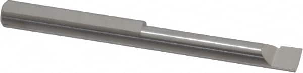 Scientific Cutting Tools - 0.185" Min Bore Diam, 1" Max Bore Depth, 3/16 Shank Diam, Radial Relief Boring Bar - Right Hand Cut, Solid Carbide, Uncoated - Exact Tooling