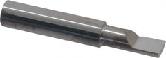 Scientific Cutting Tools - 0.22" Min Bore Diam, 1/2" Max Bore Depth, 1/4 Shank Diam, Radial Relief Boring Bar - Right Hand Cut, Solid Carbide, Uncoated - Exact Tooling