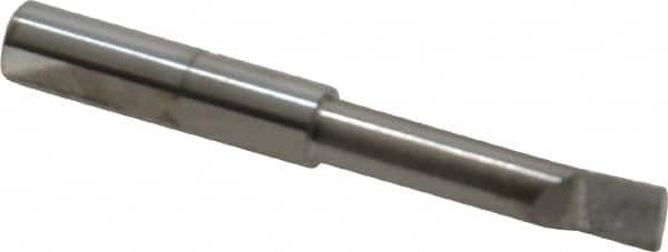 Scientific Cutting Tools - 0.22" Min Bore Diam, 1" Max Bore Depth, 1/4 Shank Diam, Radial Relief Boring Bar - Right Hand Cut, Solid Carbide, Uncoated - Exact Tooling