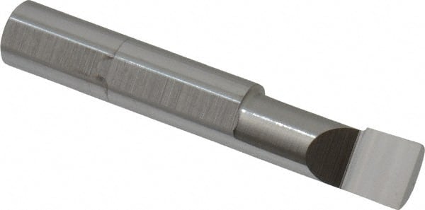 Scientific Cutting Tools - 0.31" Min Bore Diam, 3/4" Max Bore Depth, 5/16 Shank Diam, Radial Relief Boring Bar - Right Hand Cut, Solid Carbide, Uncoated - Exact Tooling