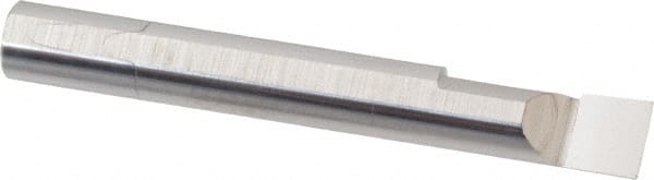 Scientific Cutting Tools - 0.31" Min Bore Diam, 3/4" Max Bore Depth, 5/16 Shank Diam, Radial Relief Boring Bar - Right Hand Cut, Solid Carbide, Uncoated - Exact Tooling