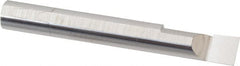 Scientific Cutting Tools - 0.31" Min Bore Diam, 3/4" Max Bore Depth, 5/16 Shank Diam, Radial Relief Boring Bar - Right Hand Cut, Solid Carbide, Uncoated - Exact Tooling