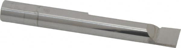 Scientific Cutting Tools - 0.31" Min Bore Diam, 1-1/4" Max Bore Depth, 5/16 Shank Diam, Radial Relief Boring Bar - Right Hand Cut, Solid Carbide, Uncoated - Exact Tooling