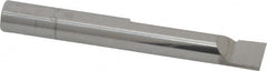 Scientific Cutting Tools - 0.31" Min Bore Diam, 1-1/4" Max Bore Depth, 5/16 Shank Diam, Radial Relief Boring Bar - Right Hand Cut, Solid Carbide, Uncoated - Exact Tooling