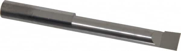 Scientific Cutting Tools - 0.31" Min Bore Diam, 1-3/4" Max Bore Depth, 5/16 Shank Diam, Radial Relief Boring Bar - Right Hand Cut, Solid Carbide, Uncoated - Exact Tooling