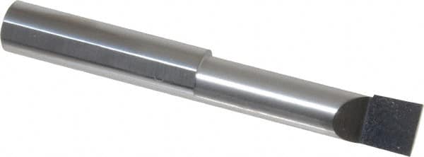 Scientific Cutting Tools - 0.373" Min Bore Diam, 1-1/2" Max Bore Depth, 3/8 Shank Diam, Radial Relief Boring Bar - Right Hand Cut, Solid Carbide, Uncoated - Exact Tooling