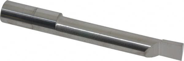 Scientific Cutting Tools - 0.373" Min Bore Diam, 2" Max Bore Depth, 3/8 Shank Diam, Radial Relief Boring Bar - Right Hand Cut, Solid Carbide, Uncoated - Exact Tooling