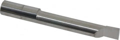 Scientific Cutting Tools - 0.373" Min Bore Diam, 2" Max Bore Depth, 3/8 Shank Diam, Radial Relief Boring Bar - Right Hand Cut, Solid Carbide, Uncoated - Exact Tooling