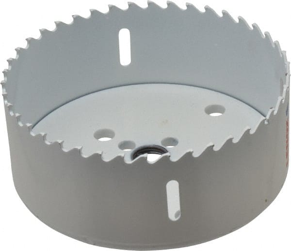 Lenox - 4-1/2" Diam, 1-1/2" Cutting Depth, Hole Saw - Carbide-Tipped Saw, Toothed Edge - Exact Tooling