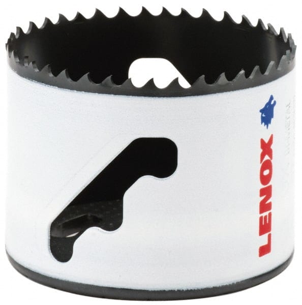 Lenox - 2-7/8" Diam, 1-1/2" Cutting Depth, Hole Saw - Bi-Metal Saw, Toothed Edge - Exact Tooling