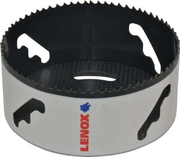 Lenox - 4-5/8" Diam, 1-1/2" Cutting Depth, Hole Saw - Bi-Metal Saw, Toothed Edge - Exact Tooling
