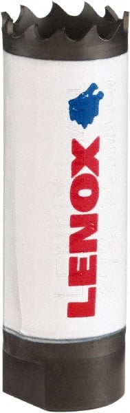 Lenox - 25/32" Diam, 1-1/2" Cutting Depth, Hole Saw - Bi-Metal Saw, Toothed Edge - Exact Tooling