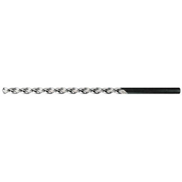 Walter-Titex - #25 130° 2-Flute High Speed Steel Extra Length Drill Bit - Exact Tooling