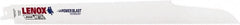 Lenox - 12" Long x 3/4" Thick, Bi-Metal Reciprocating Saw Blade - Straight Profile, 18 TPI, Toothed Edge - Exact Tooling