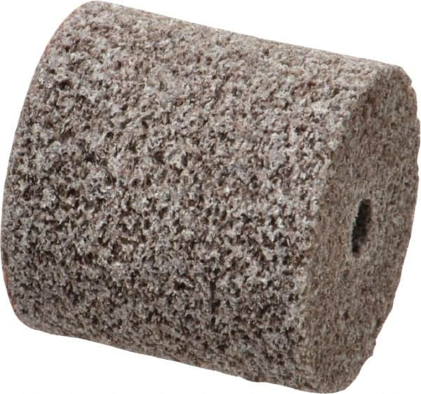 Norton - 1" Diam, 1" Face Width, 3/16" Center Hole, Coarse Grade, Aluminum Oxide Deburring Wheel - Unitized, Hard Density 8 Grade, 35,100 RPM - Exact Tooling