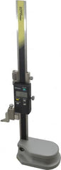Mitutoyo - 8" Electronic Height Gage - 0.0005" Resolution, Accurate to 0.001", LCD Display, SPC Data Output - Exact Tooling