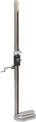 Mitutoyo - 40" Electronic Height Gage - 0.0005" Resolution, Accurate to 0.003", LCD Display, SPC Data Output - Exact Tooling