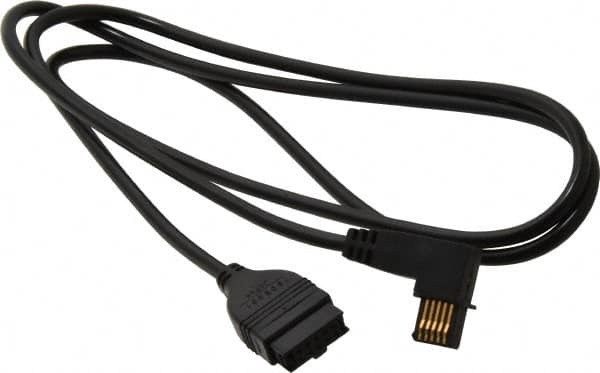 Mitutoyo - 40 Inch Long, Height Gage L Shaped SPC Cable - For Use with Digimatic Height Gages Series 192-67X, Digimatic Height Gages Series 192-6XX, Digimatic Height Gages Series 572-2XX - Exact Tooling