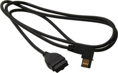 Mitutoyo - 40 Inch Long, Height Gage L Shaped SPC Cable - For Use with Digimatic Height Gages Series 192-67X, Digimatic Height Gages Series 192-6XX, Digimatic Height Gages Series 572-2XX - Exact Tooling