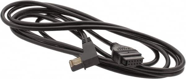 Mitutoyo - 80 Inch Long, Height Gage L Shaped SPC Cable - For Use with Digimatic Height Gages Series 192-67X, Digimatic Height Gages Series 192-6XX, Digimatic Height Gages Series 572-2XX - Exact Tooling