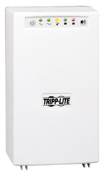 Tripp-Lite - 12 Amp, 1,500 VA, Wall Mount Line Interactive Backup Uninterruptible Power Supply - Backup 7 min with Full Load & 20 min with Half Load, 120 VAC Input & Output, 980 Watt Output, 1 Phases, 6 Outlets - Exact Tooling
