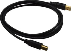 Tripp-Lite - 6' Long, USB A/B Computer Cable - Black, Male x Male - Exact Tooling