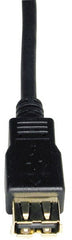 Tripp-Lite - 6' Long, USB A/A Computer Cable - Black, Male x Female - Exact Tooling