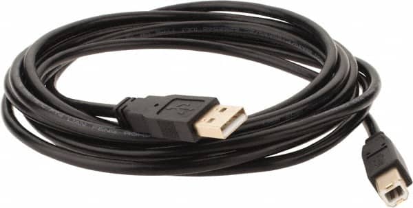 Tripp-Lite - 10' Long, USB A/B Computer Cable - Black, Male x Male - Exact Tooling