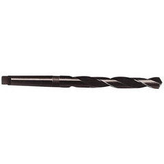 Interstate - 3", 5MT 118° Point High Speed Steel Taper Shank Drill Bit - Exact Tooling
