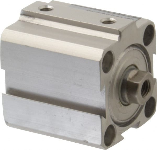 Norgren - 1/2" Stroke x 1" Bore Double Acting Air Cylinder - 10-32 Port, 1/4-28 Rod Thread, 145 Max psi, 23 to 176°F - Exact Tooling