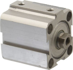 Norgren - 1/2" Stroke x 1" Bore Double Acting Air Cylinder - 10-32 Port, 1/4-28 Rod Thread, 145 Max psi, 23 to 176°F - Exact Tooling