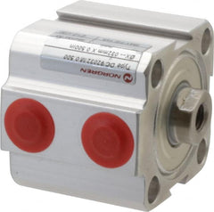 Norgren - 1/2" Stroke x 1-1/4" Bore Double Acting Air Cylinder - 1/8 Port, 5/16-24 Rod Thread, 145 Max psi, 23 to 176°F - Exact Tooling